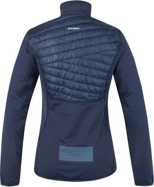 HUSKY Airy ženski pulover z zadrgo, temno modra