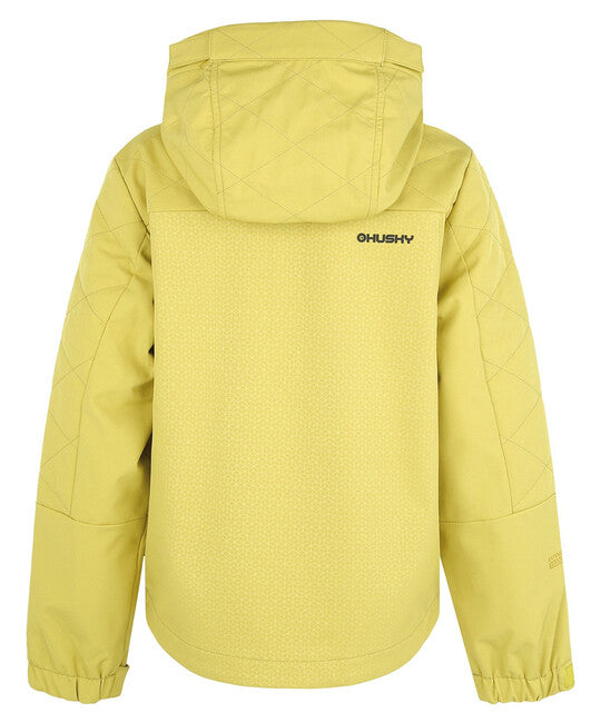 HUSKY Salex K μπουφάν softshell παιδικό, λαιμ πράσινο
