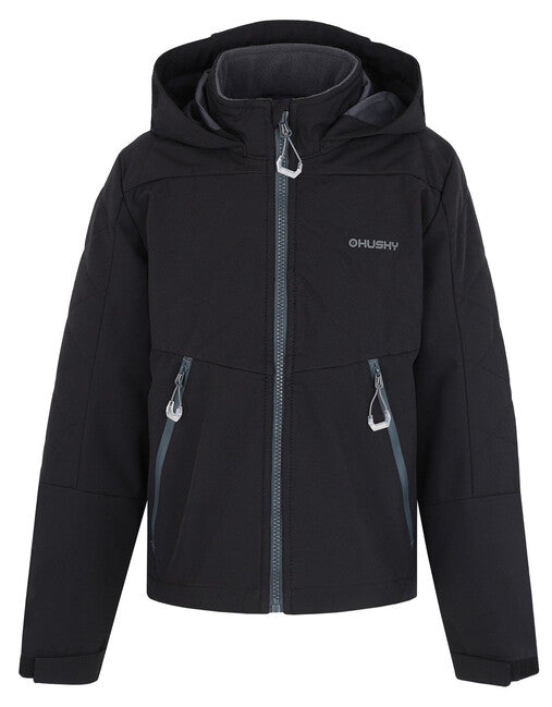 HUSKY Salex K φούστερ softshell παιδικό, μαύρο