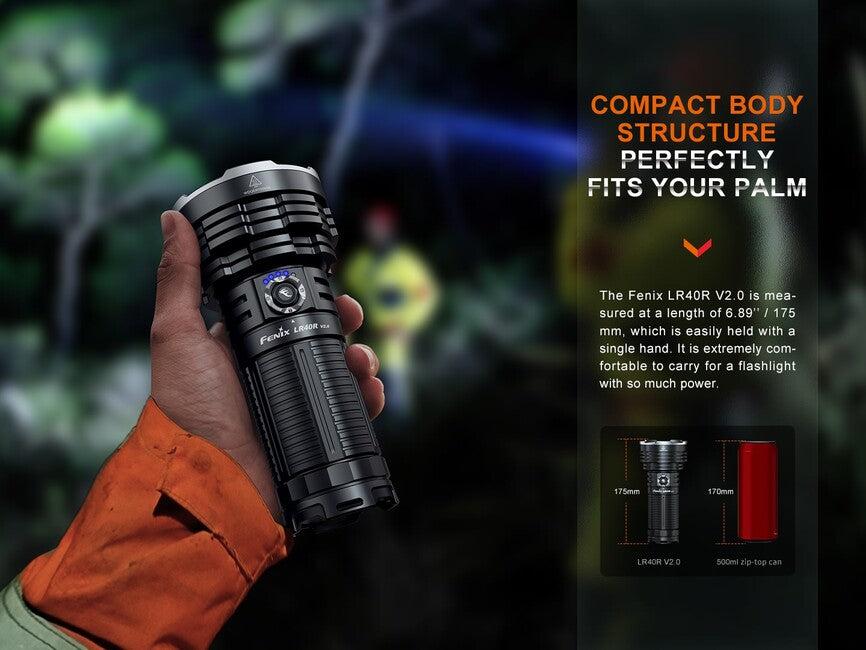 Fenix LR40R V2.0 φακός LED επαναφορτιζόμενος