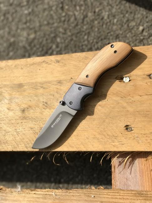 Boker Pioneer Wood Folding Knife, 19.2cm, Palisander
