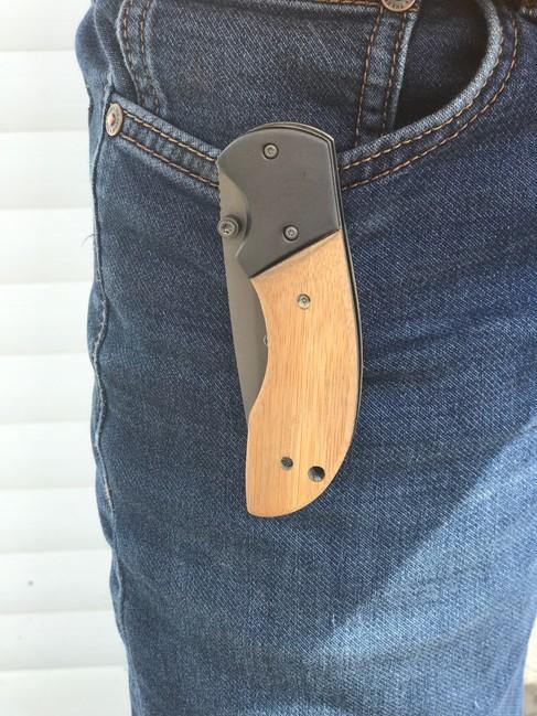 Boker Pioneer Wood Folding Knife, 19.2cm, Palisander