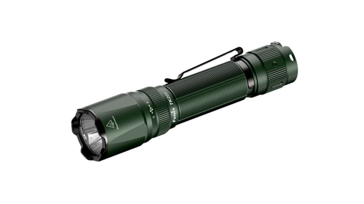 Fenix TK20R UE Επαναφορτιζόμενος Τακτικός Φακός, tropic πράσινο