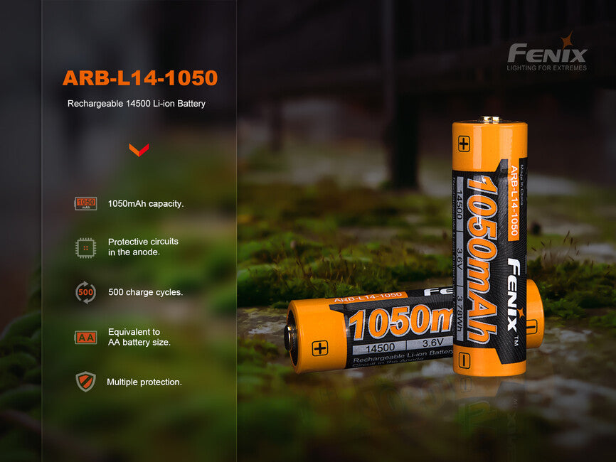Fenix 14500 Μπαταρία 1050 mAh (Li-Ion)