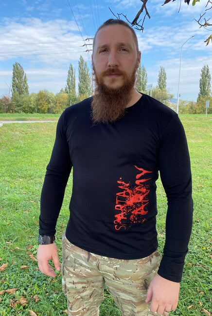 DRAGOWA Fit-T Μπλουζάκι με Μακρύ Μανίκι RedWar