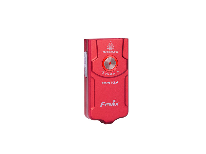 Fenix E03R V2.0 dobíjateľná baterka GE, červená