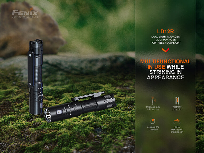 Fenix LD12R Επαναφορτιζόμενος Φακός