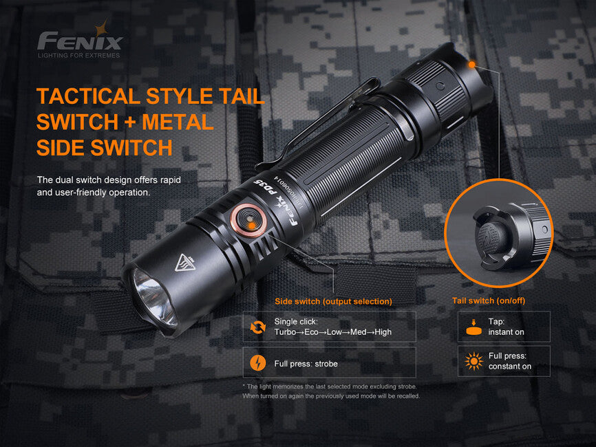 Fenix PD35 V3.0 Flashlight, Green Tropic