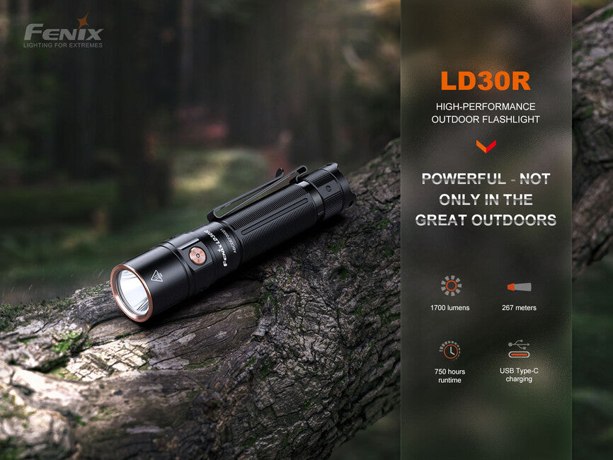 Fenix LD30R Επαναφορτιζόμενος Φακός LED