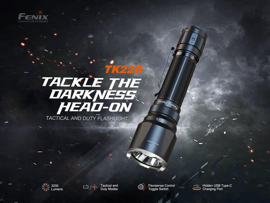 Fenix TK22R Tactical Rechargeable Flashlight