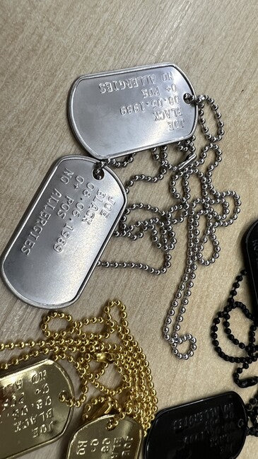 O&T Χάραξη Ταυτοτήτων - Dog Tags