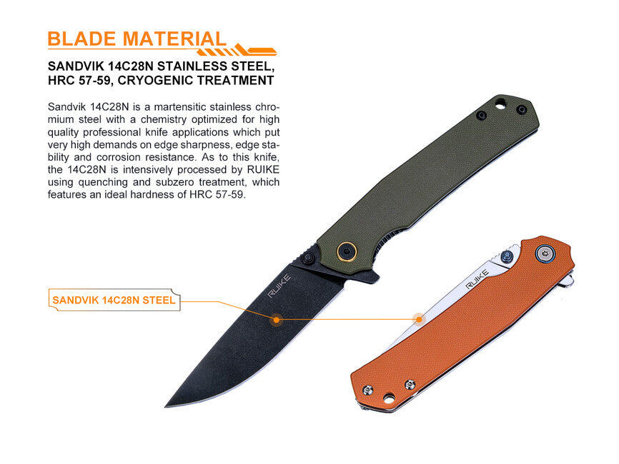 Ruike P801 Μαχαίρι, πορτοκαλί
