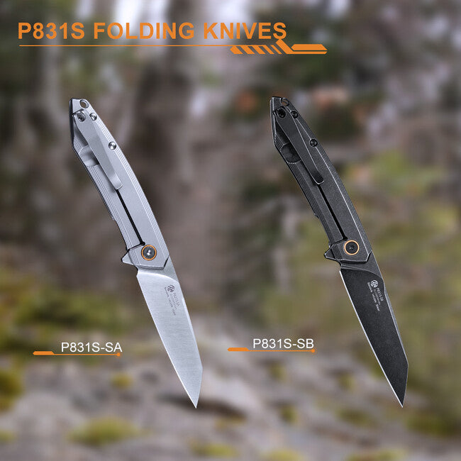 Ruike P831S Μαχαίρι, ασημί