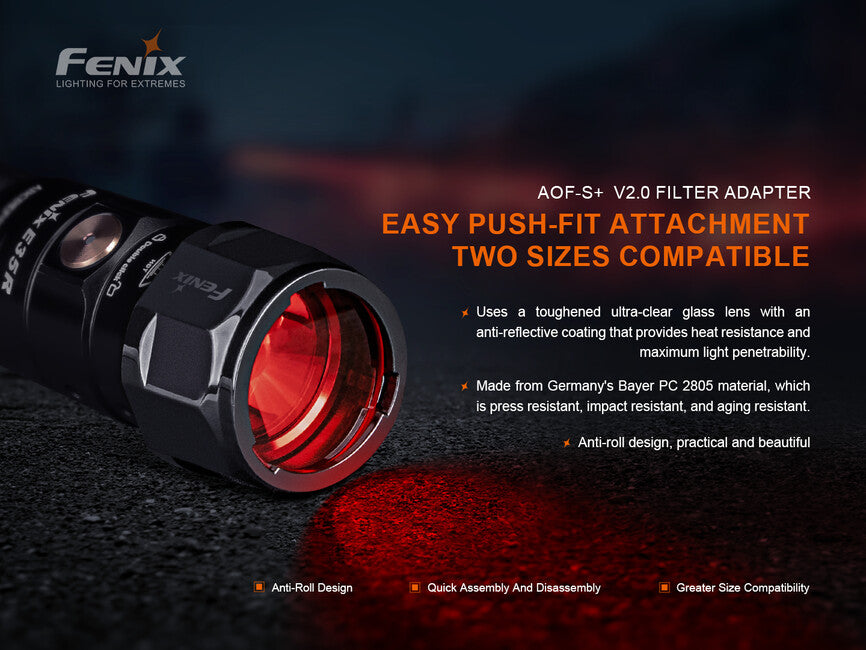 Fenix AOF-S+ V2.0 κόκκινο φίλτρο