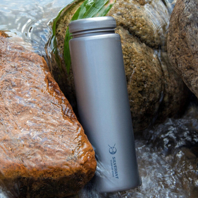 Silverant Τιτάνιο Μπουκάλι με Επίπεδο Καπάκι, 600 ml