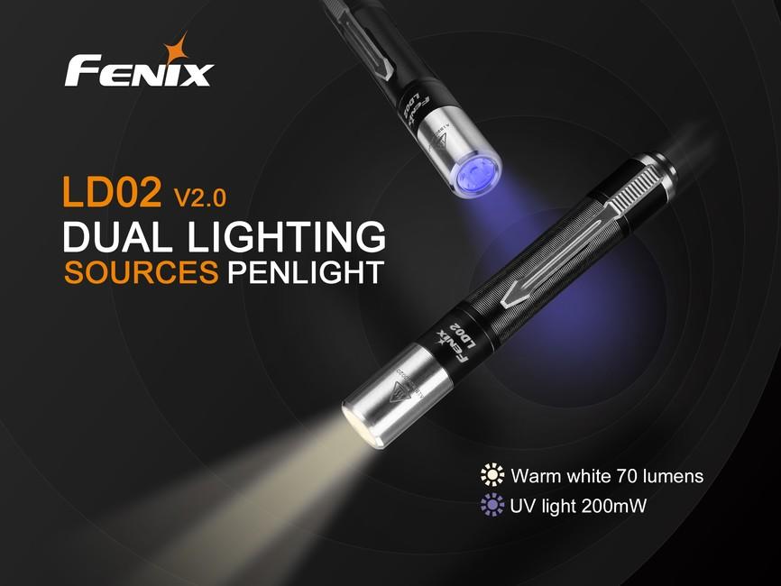 Fenix LD02 High CRI + UV φακός