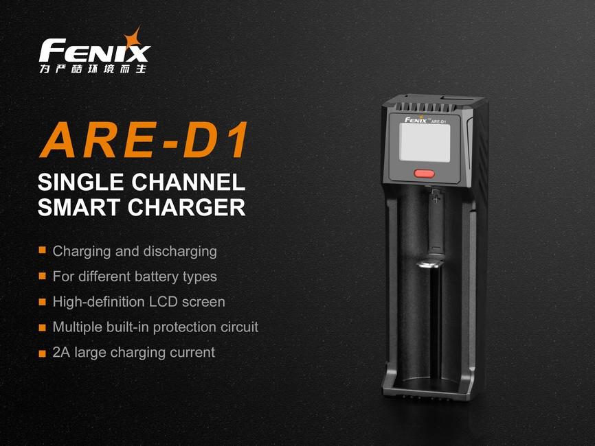 Fenix ARE-D1 USB Φορτιστής Li-ion, NiMH