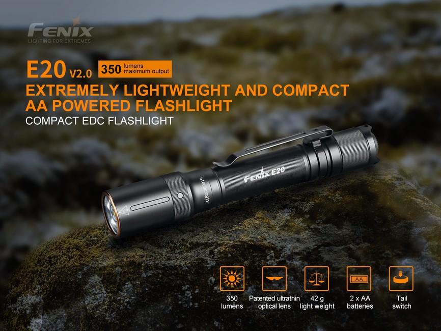 Fenix E20 V2.0 φακός