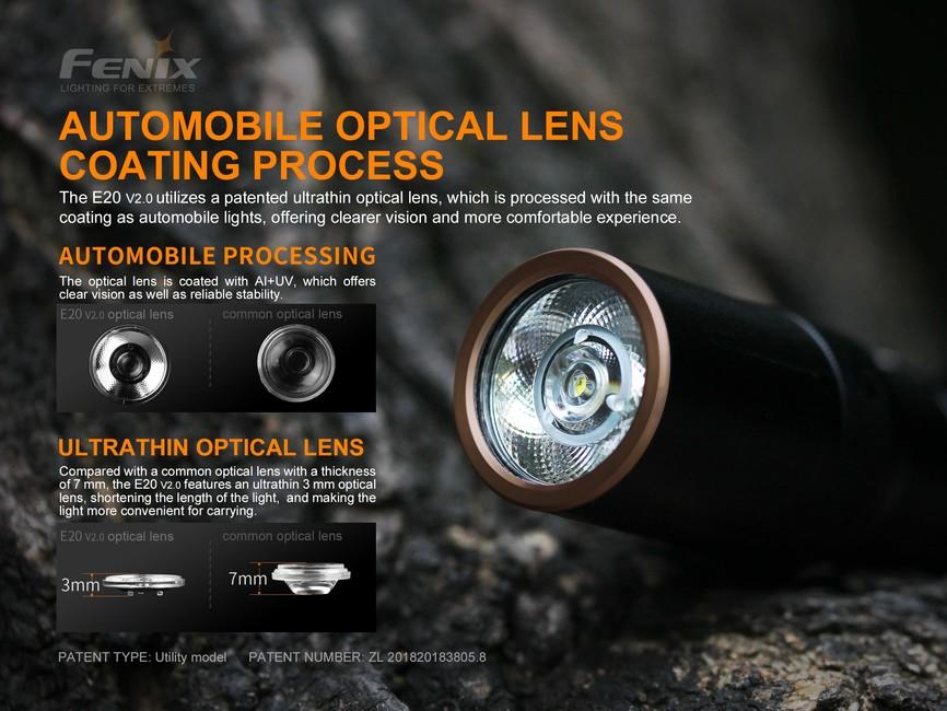 Fenix E20 V2.0 φακός