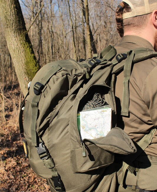 Mil-Tec Ranger Σακίδιο Πλάτης Στρατιωτικό 75L, Μαύρο