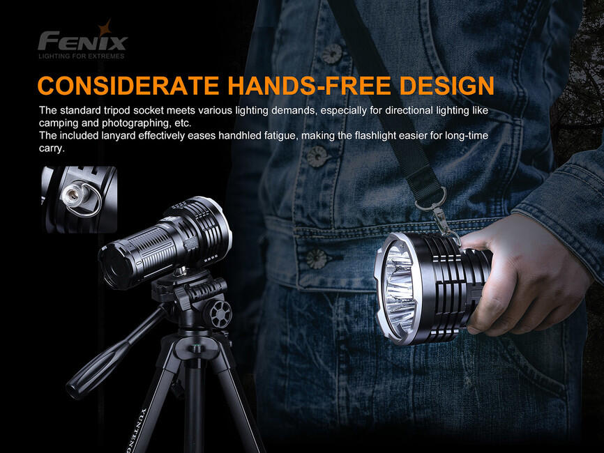 Fenix LR50R Φακός, Υπερ-Ισχυρός