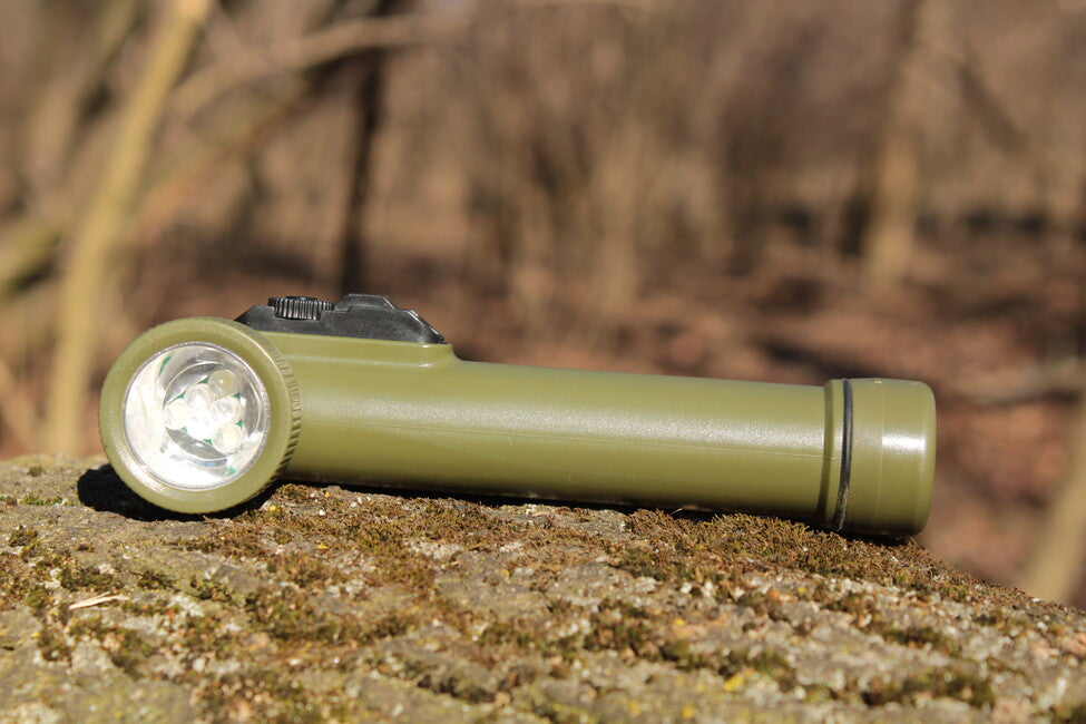 Mil-Tec Army 6 Φακός LED 16cm, λαδί