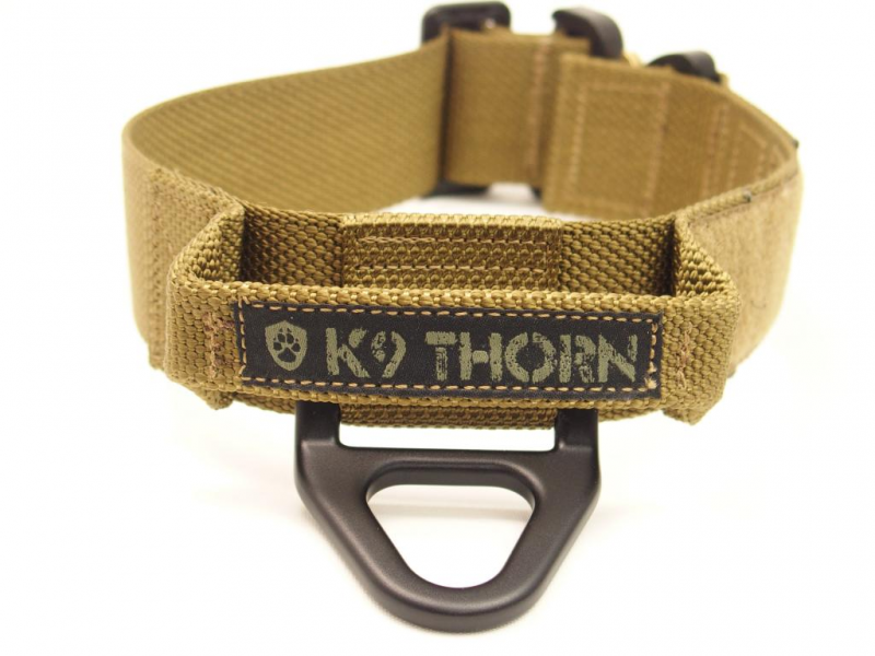 K9 Thorn Περιλαίμιο με Χερούλι Cobra-Bravo 45mm, καφέ coyote