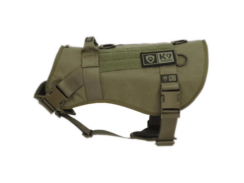 K9 Thorn Σαμάρι με Ανακλαστικό Στοιχείο Echo, Λαδί, L