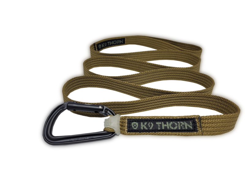 K9 Thorn Express Λουρί 100cm, Μαύρο Coyote