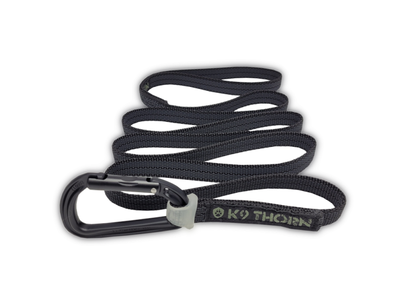 K9 Thorn Λουρί Αντιολίσθησης με Karabínu Petzl, μαύρο, L