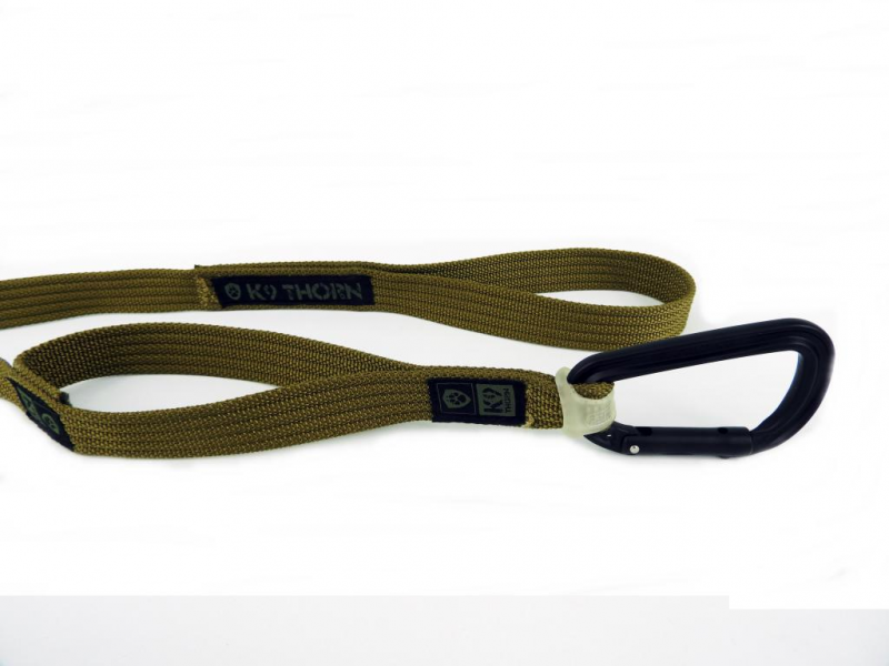 K9 Thorn Express Λουρί με 2 Χερούλια 200cm, coyote brown