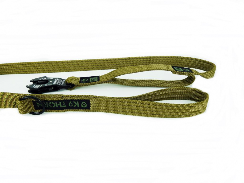 K9 Thorn Kong Frog Λουρί με 2 Λαβές 100cm, coyote
