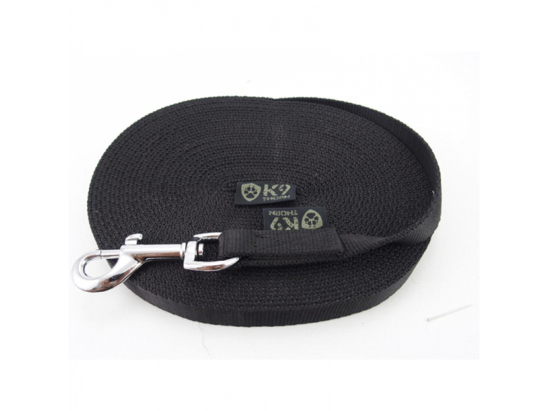 K9 Thorn Λουρί με Καραμπίνερ 20mm/5m, μαύρο