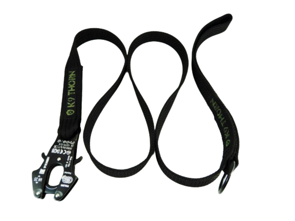 K9 Thorn Περιλαίμιο με Καραμπίνα Kong Frog, Μαύρο, L