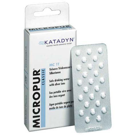Katadyn Δισκία Απολύμανσης Νερού, 100 τεμάχια