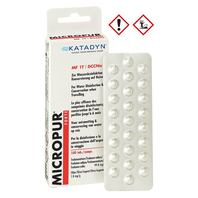 Katadyn Micropur Forte MF 1T συντηρητικό πόσιμου νερού, 100 δισκία