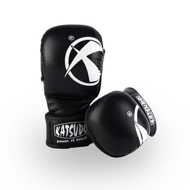Katsudo Revenge Γάντια MMA, μαύρο λευκό