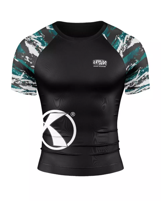 Katsudo Virago Μπλουζάκι Λειτουργικό με Κοντό Μανίκι, Camo