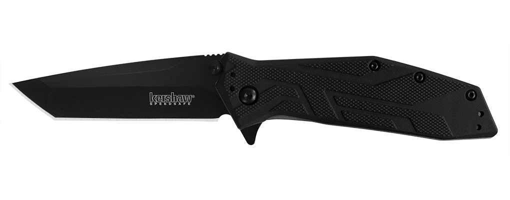 Kershaw BRAWLER Μαχαίρι Τσέπης 7,6 cm, ολόμαυρο, GFN