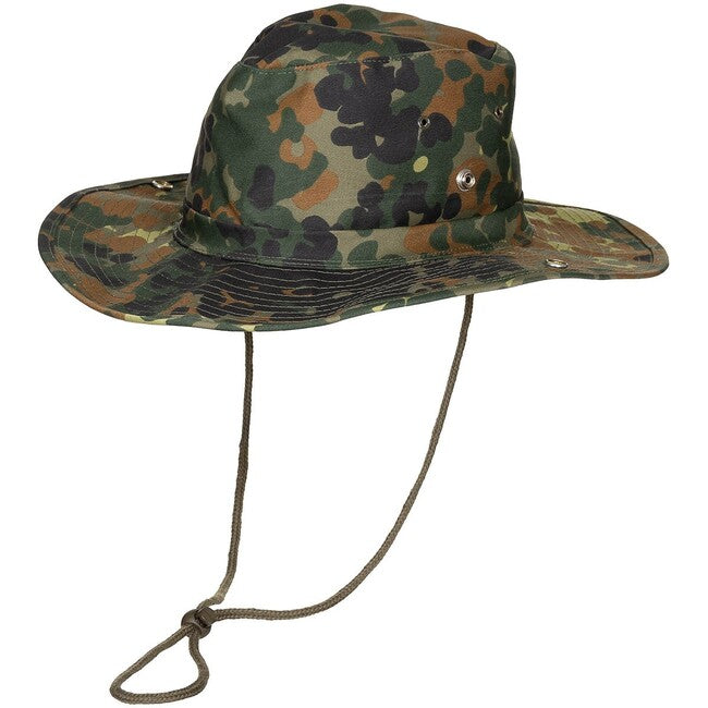 MFH Καπέλο Bush με Κορδόνι, BW camo