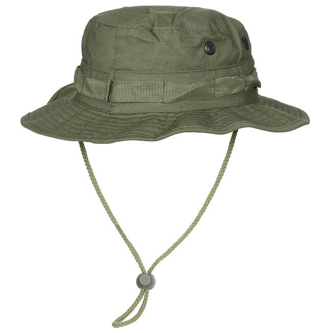 MFH GI Bush Καπέλο Αμερικάνικο Rip stop με Κορδόνι, OD green