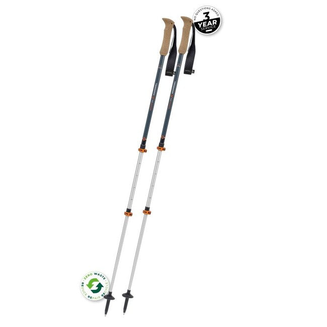 Komperdell Ridgehiker Cork Powerlock Μπατόν Πεζοπορίας με Σύστημα Απορρόφησης Antishock
