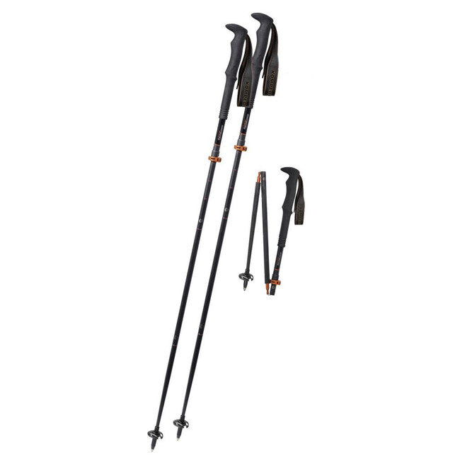 Komperdell FXP.4 Exp. Vario Αναδιπλούμενη Ράβδος Carbon, 105-125 cm, 1 ζευγάρι