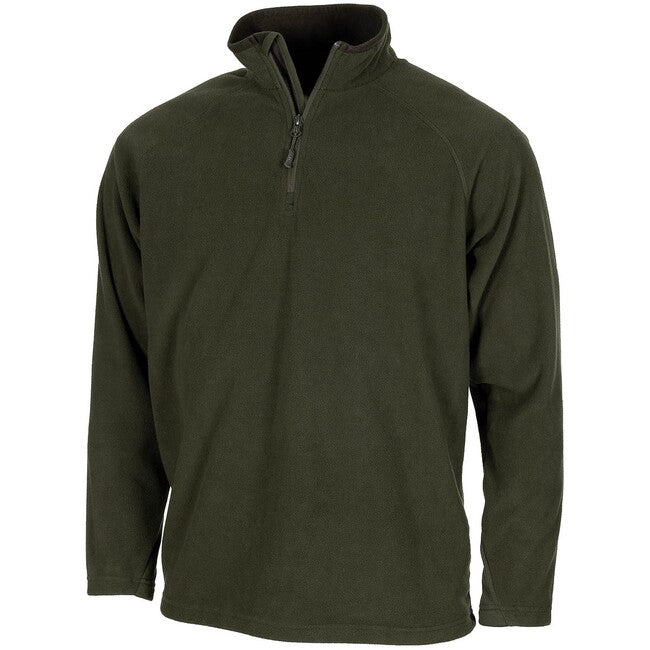 MFH Troyer Φούτερ Fleece με Μακριά Μανίκια, OD green