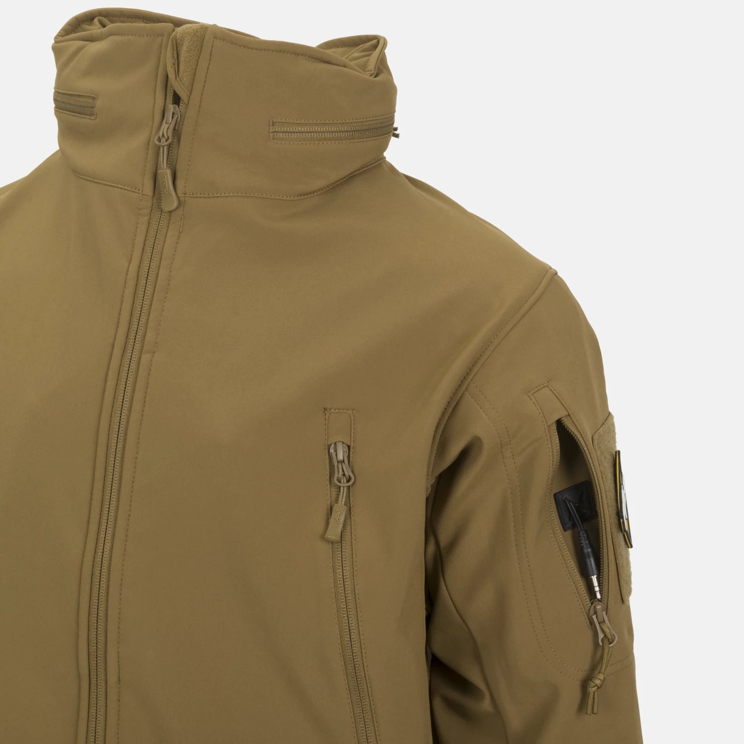 Helikon-Tex Gunfighter vode a vetruodolná bunda, Olive green – detail 7
