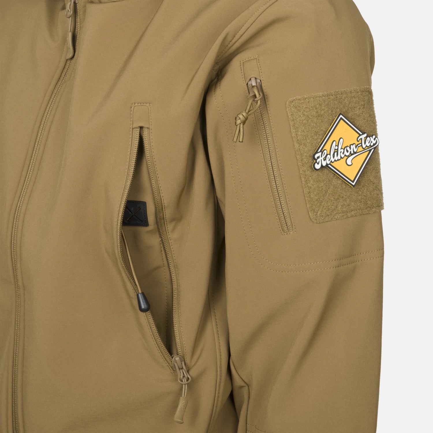 Helikon-Tex Gunfighter vode a vetruodolná bunda, Olive green – detail 10