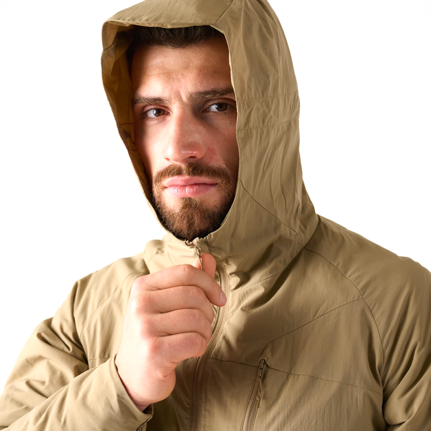 Helikon-Tex Wolfhound Hoodie Lite prechodná bunda, khaki