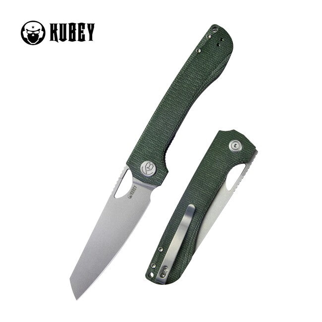 KUBEY Elang Πτυσσόμενο Μαχαίρι Πράσινο Micarta
