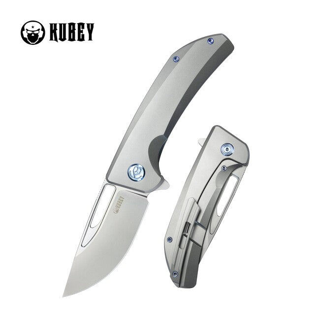KUBEY Hyperion Πτυσσόμενο Μαχαίρι Silver Titan