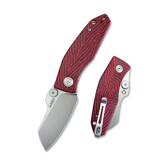 KUBEY Monsterdog Σουγιάς Αναδιπλούμενος Red-Black G10